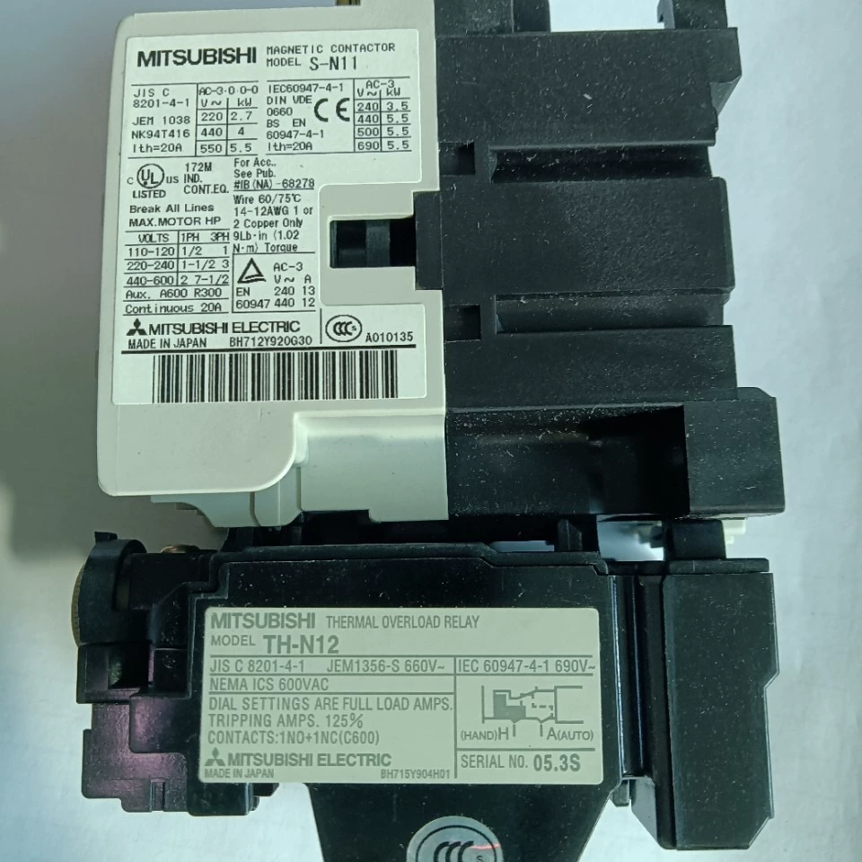 Новый оригинальный магнитный стартер Mitsubishi MSO-N11 0,7-1,1 А