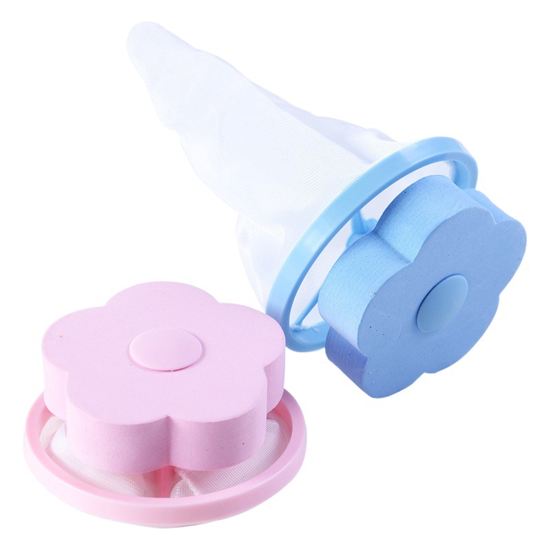 Lavadora filtro flotante bolsa de red Filtro de pelo Bola de limpieza descontaminación baño removedor de pelo Bola de limpieza de lavandería