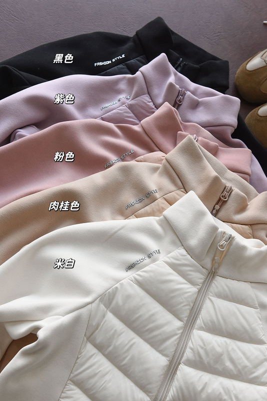 [241009001] Women's Down Jacket with Small Waist Three-proof Warm Leisure Light Down Jacket Women's Jacket