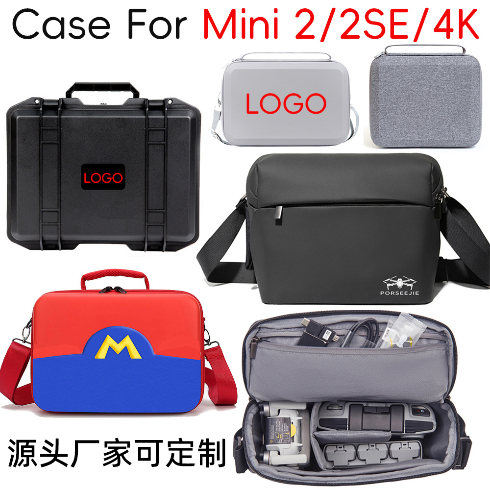 Es adecuado para DJI Mini 2 UAV bolsa Mini 2 SE bolsa de almacenamiento Mini 4K bolsa de hombro portátil impermeable