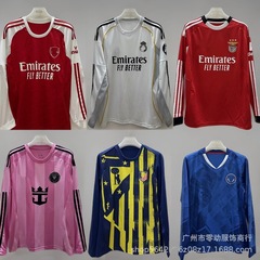 高級クラブ代表チーム長袖レアルマドリードバサACアルゼンチン記念エディションブルーアーミーサッカーユニフォーム