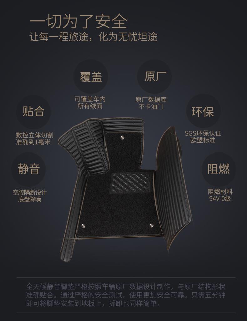 Applicable to Buick Angke Banner Six-seat Seven-seat Surrounding Original Car Mat Angke Banner Large Surrounding Car Mat