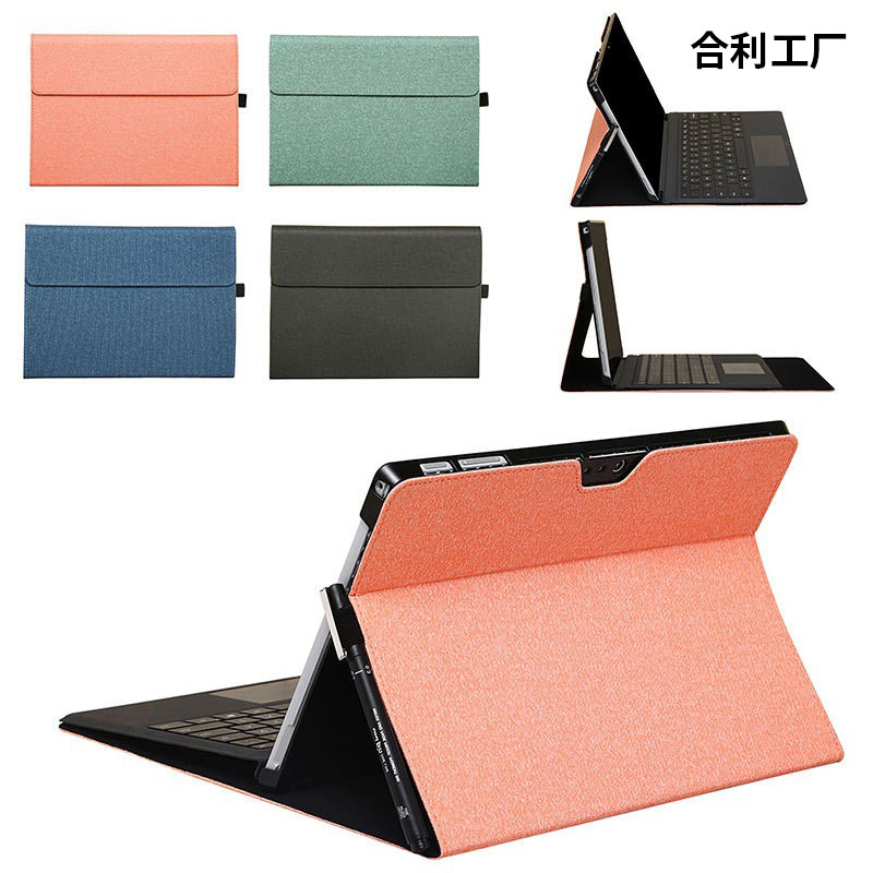 For surface imitation cloth Go/Pro3/4/5 simple business tablet protective case wholesale leather case