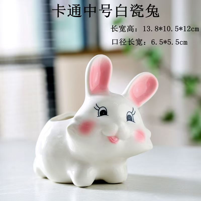 Maceta decorativa con diseño cartoon