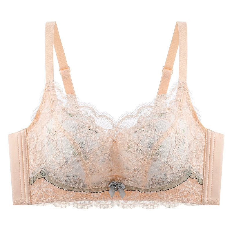 Push up bra, underwear, wireless bra, increased thickness, 8cm