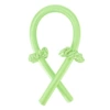 High quality fluorescent green (curling rod + 2 hair rings)
