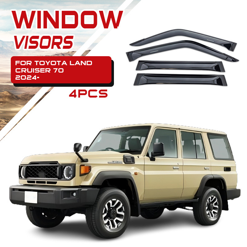 Adecuado para protectores de lluvia y parasoles para ventanas de automóviles Toyota Prado Cruiser LC300 LC200 LC250.