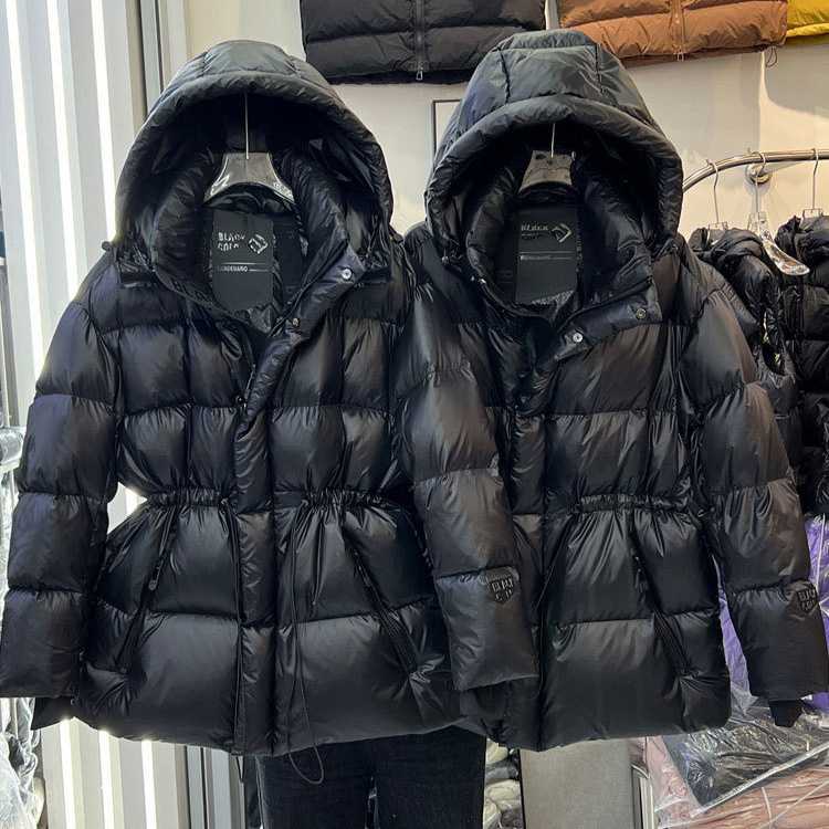 In-Stock Goose down Jacket for Women, 4.0 Medium-Short Thickened Waist-Cinching 2025 Winter Slimming College Student Extreme Cold Coat