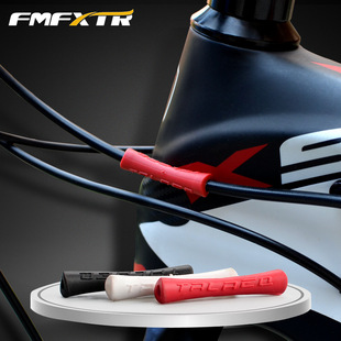 Bicycle mountain bike variable speed line sleeve protective rubber sleeve mountain brake line tube protective sleeve opening protection paint