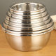 Diyou Stainless Steel Non-magnetic Thickened Large Backside European Style Flavor Bucket Basin Soup Basin Kitchen Vegetable Washing Basin Hair Basin Egg Beating Basin