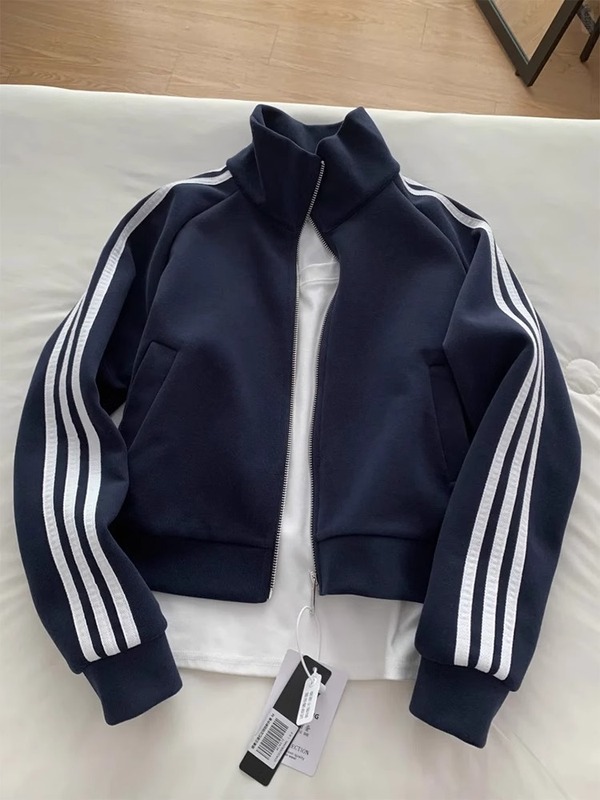 开衫短款卫衣外套女春秋季穿搭韩系棒球服小个子运动上衣2025新款|undefined