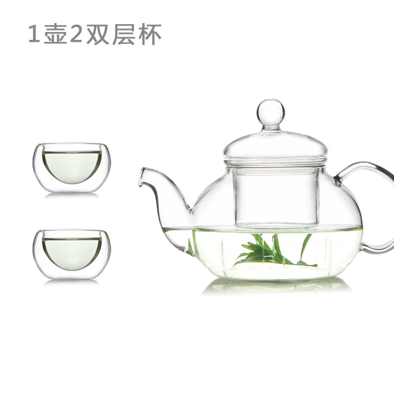 Glass tea set, flavored tea, teapot, fruit tea, tea cup, thermos