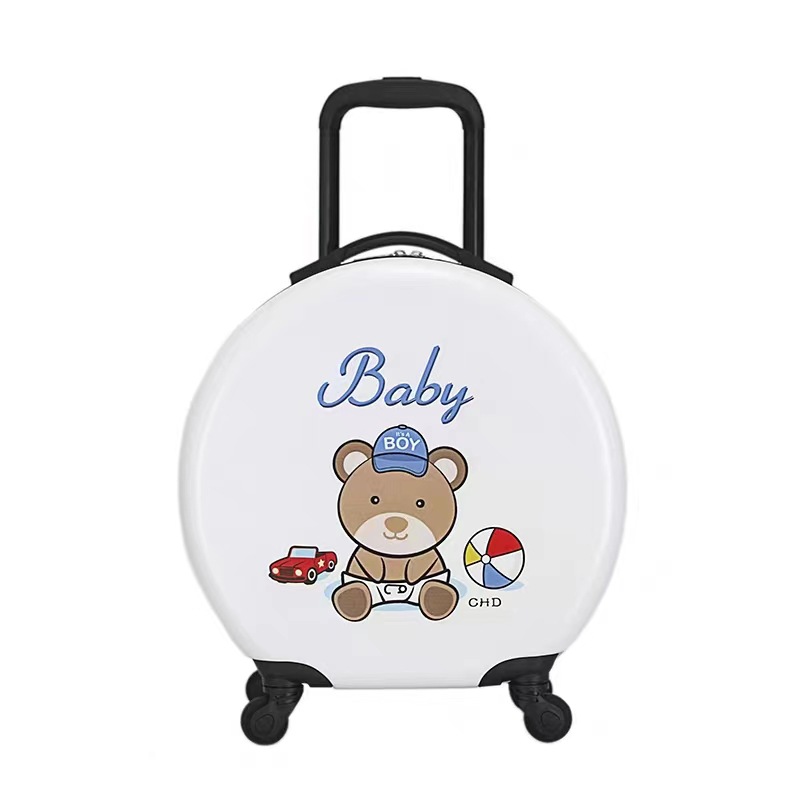 Logotipo impreso de los niños trolley gran capacidad universal rueda equipaje maleta ocio al aire libre fábrica por mayor