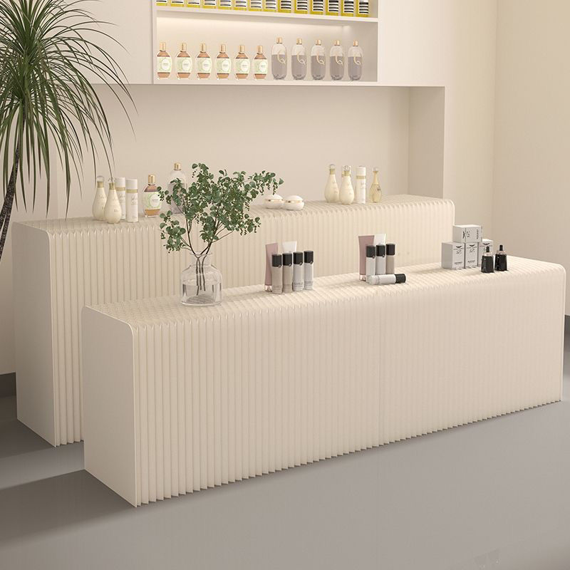 可折叠多功能长条展台中岛创意展会商场陈列移动多层展示架展示台