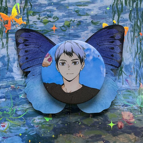 Volleyball Boy Animation Peripheral Badge, Hinata Sho, Shadow Mountain Tobio, Two-dimensional Backpack, Brooch, Ornament