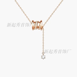 Small Man Waist Necklace Women's Light Luxury Niche Design High-end Simple All-match Tassel Clavicle Chain