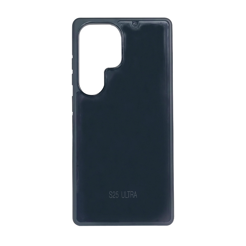 Suitable for Samsung S26 Series Lenses, Large Hole Frosted Edge Groove Two-In-One Leather Material Phone Case
