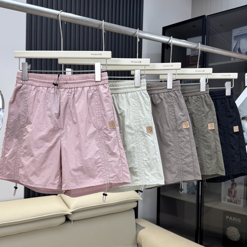 Kemi Aijia Outdoor Mountain-Style Elastic Waist Loose-Fitting Slimming Lightweight Breathable Waterproof Quick-Dry Casual Sports Shorts Kemi Aijia Outdoor Mountain-Style Elastic Waist Loose-Fitting Slimming Lightweight Breathable Waterproof Quick-Dry Casual Sports Shorts