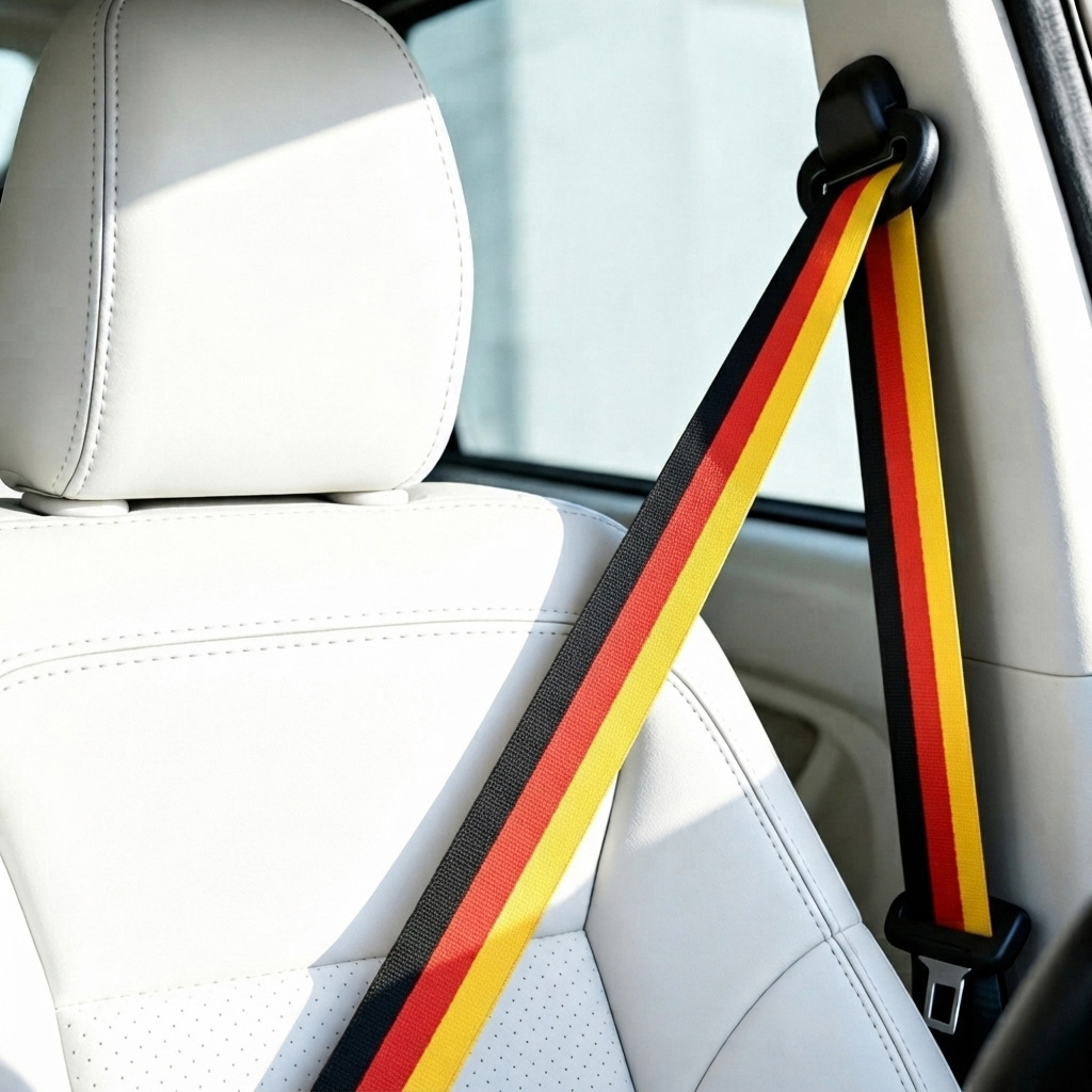Universal car seatbelt 3.6m with a length and width of 4.8CM, suitable for most car modifications, high-quality seatbelt