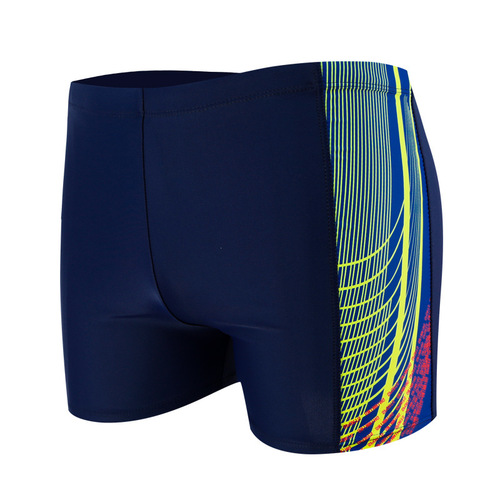 One piece drop shipping beach swimming pants men's hot spring pants new loose professional swimming print quick dry display vacation