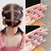 Children's cute hairgrip flower-shaped, small hair accessory with pigtail