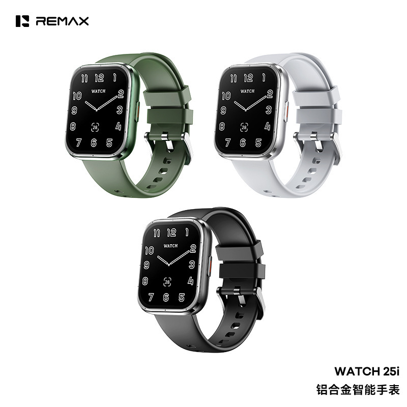 Remax Aluminum Alloy Smart Watch with Multiple Languages, Water-Resistant for Daily Use, Ai Language, and 100+ Sports Modes Remax Aluminum Alloy Smart Watch with Multiple Languages, Water-Resistant for Daily Use, Ai Language, and 100+ Sports Modes