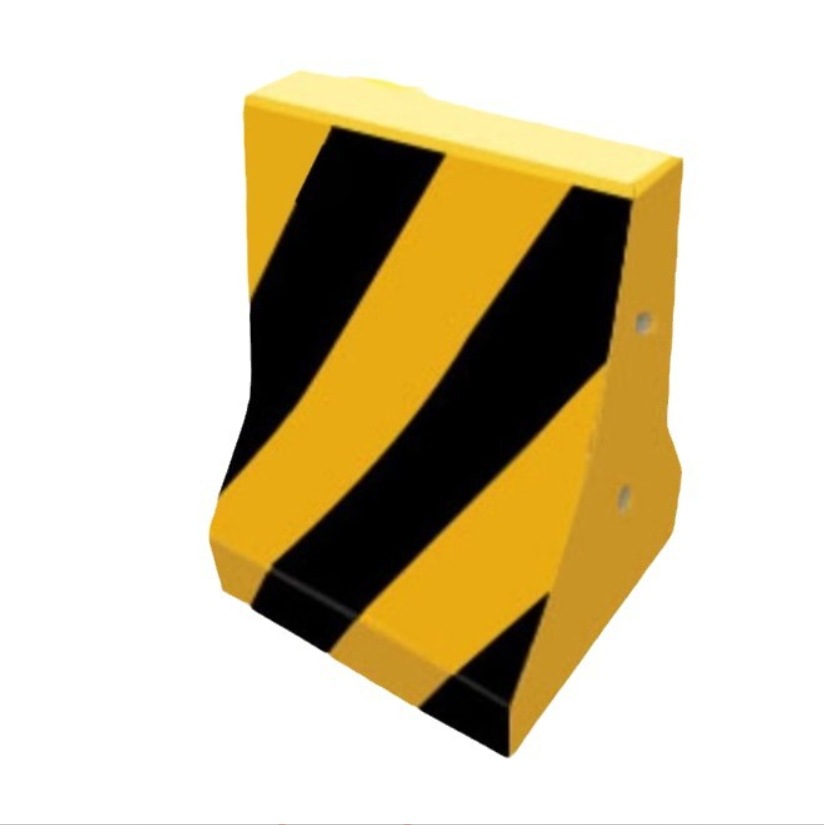 停车场防撞水泥墩穿管高速公路分流路障马路警示墩混凝土防撞墩