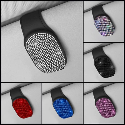 Car Glasses Clip/Bill Clip, Car Diamond glasses clip