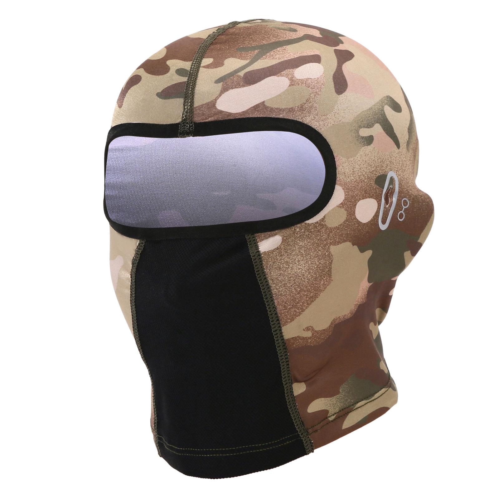 Nueva máscara solar de motocicleta transfronteriza, casco de hielo de cara completa, máscara de protección contra los rayos ultravioleta