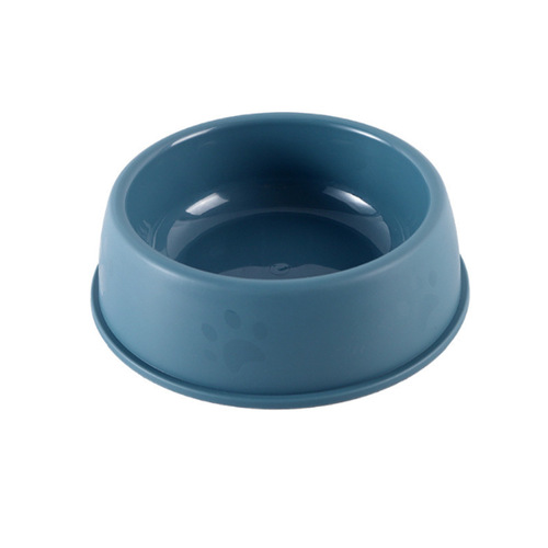 Pipi Tao Matte-Finish Paw-Print Pet Single Bowl, Available in Multiple Sizes—Solid-Color Pet Bowls for Dogs and Cats, Wholesale Price