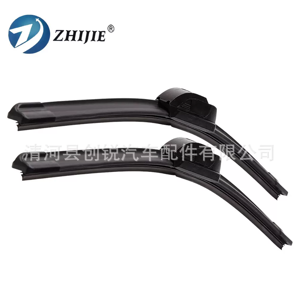 无骨二代雨刮器U型接口汽车通用雨刷片厂家直销橡胶雨刮刀片挡风