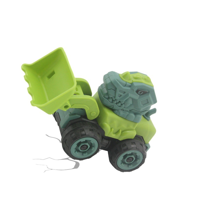 Niños desmontable dinosaurio ingeniería coche juguete niño Tyrannosaurus tornillo desmontable DIY montado coche de juguete
