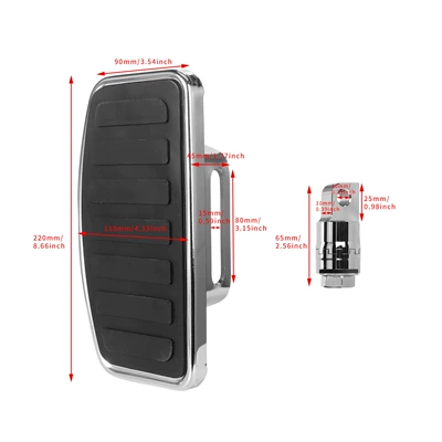 Glide Touring Rubber – Motorcycle pedals