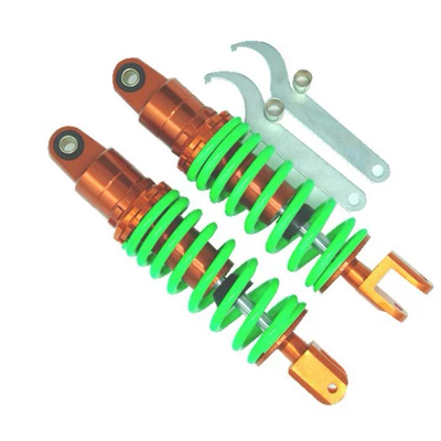 Motorcycle shock absorber modified damping system