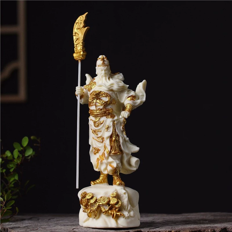 Нож для резьбы по слоновой кости Guan Gong Guan Er 17,5*6,5*5,5 см, настольные украшения для рукоделия, подарочная коробка