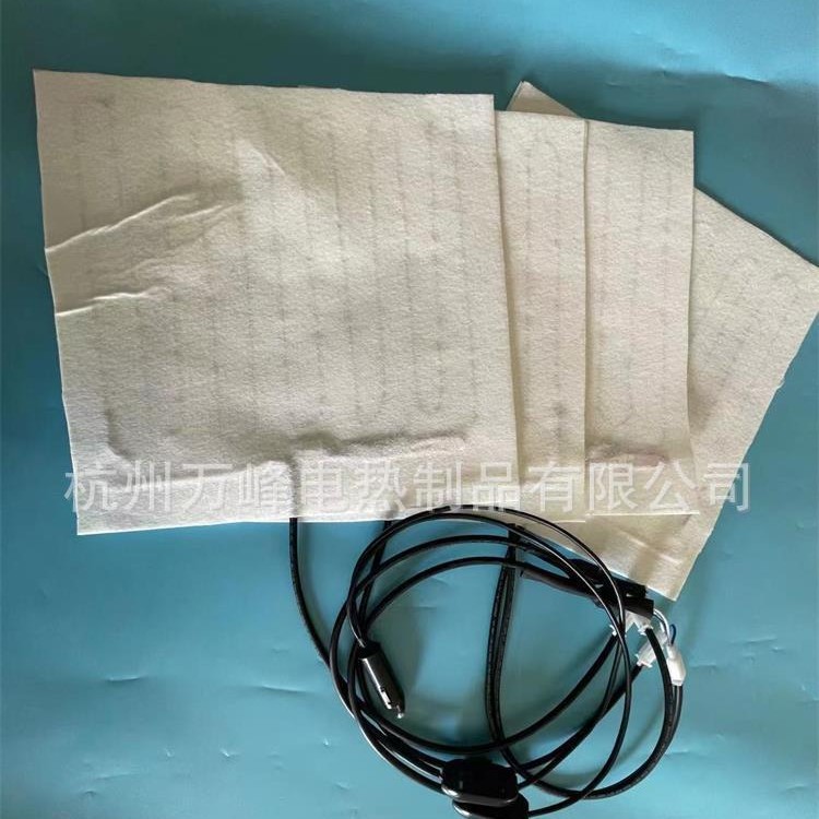 12v一拖四汽车座垫加热片，新能源电车座垫发热片24v无纺布发热片