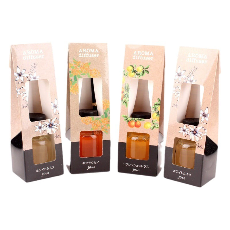 Набор для ароматерапии без огня от производителя: флакон для ароматизации туалета и помещений, ароматизатор с ротанговыми палочками и ароматом гардении.