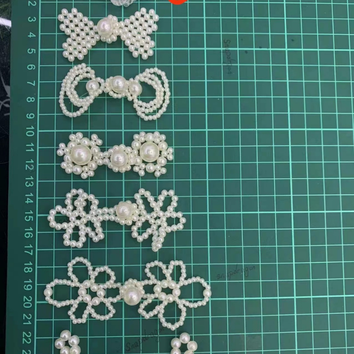 旗袍盘扣手工编织珍珠对扣礼服轻奢水晶纽扣汉服复古中国风装饰扣