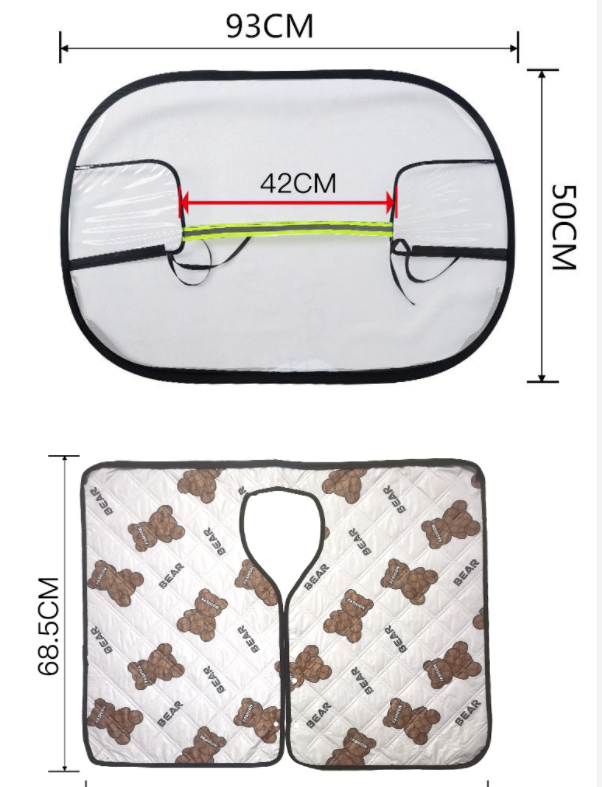 Electric motorcycle front windshield battery car windproof tram high-definition transparent windshield rain protection all seasons universal