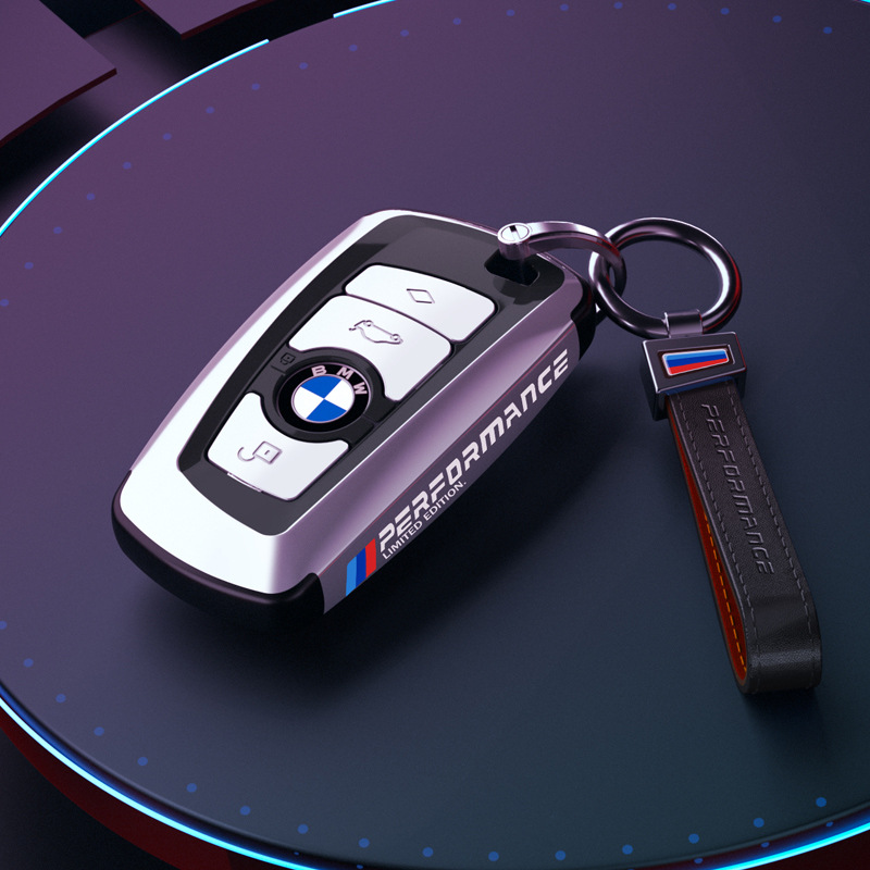 전기도금 사각 실버 + 건메탈 가죽 로프 버클