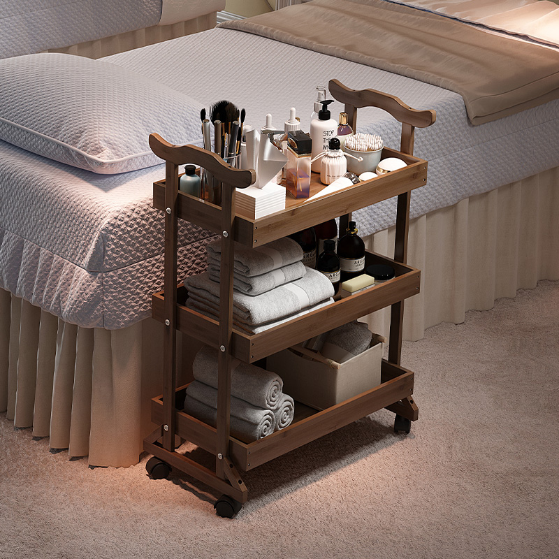 美容美发推车美容院理发店小推车足浴店养生馆工具车储物柜子