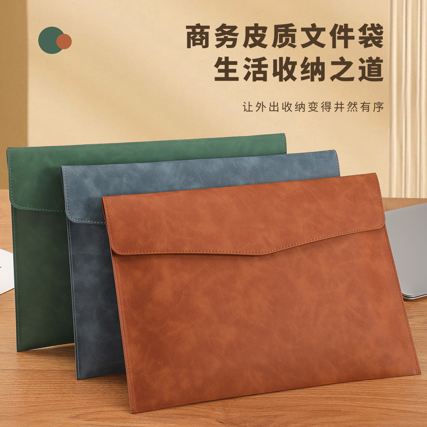 Waterproof organizer bag for folders, capacious files bag, custom-made 3