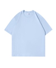 国境を越えた純綿カジュアルシャツ半袖純色丸首tシャツ新夏百合上着通勤カップル服|undefined