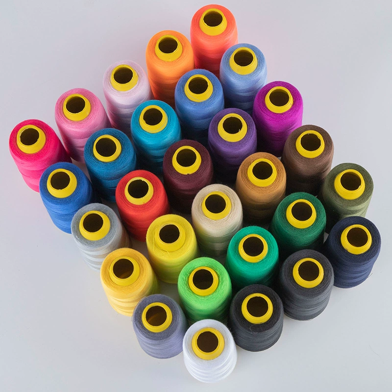 Sewing thread sewing machine wire polyester line polyester thread color white pagoda line 402 hand -stitching