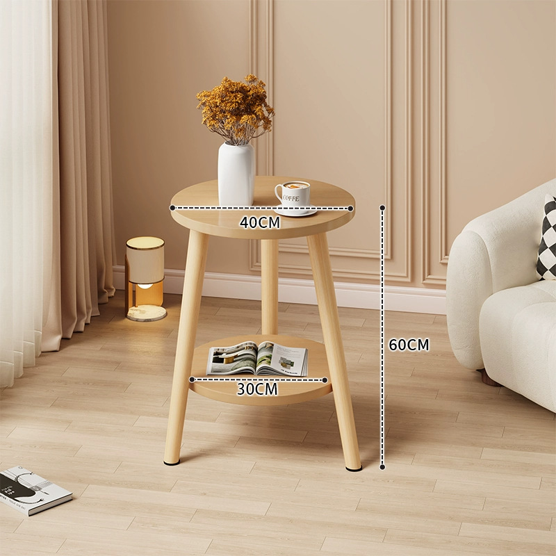 Mesa redonda pequeña mesa de té simple sala de estar casera sofá lado varios dormitorios mesas de cabecera creativas mini simple mesa de balcón