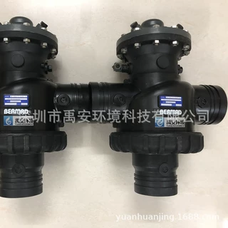 DN100两位三通隔膜阀GLVF100NM流向改变时平稳顺畅