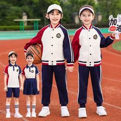 小学生校服夏季短袖儿童班服一年级运动会春秋季套装幼儿园园服装