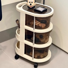 リビングルーム床から天井までの寝室多層ベビースナックモバイルバスルームトイレ収納収納ラックトロリー収納ラック