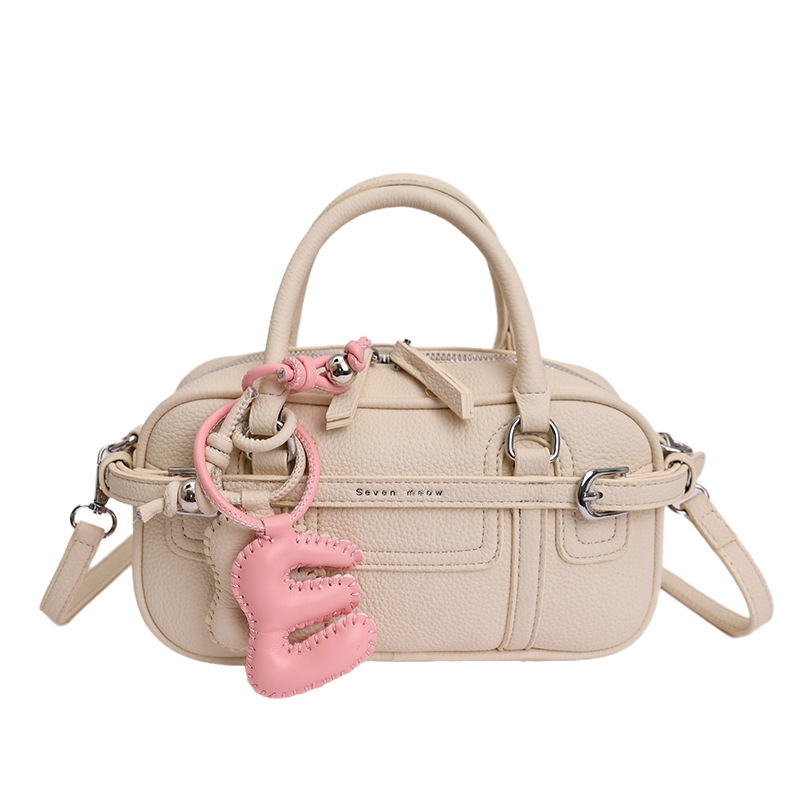 Retro Niche Handheld Bowling Bag For Women 2026 New Arrival Luxury Pillow Bag Summer Trendy Shoulder Crossbody Bag - Thumbnail 8