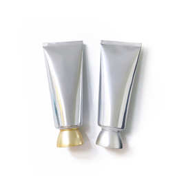 【现货】100g高亮银色铝塑管100ml洗面乳洁面乳瓶银色化妆品包材